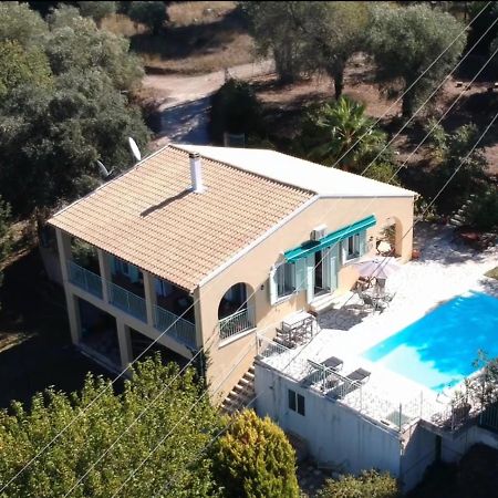 Gastouri Villa Pascalia With Heated Pool In October And Views Achilleion Luaran gambar