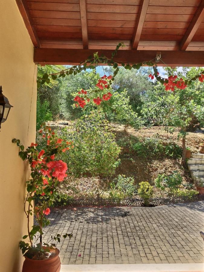 Gastouri Villa Pascalia With Heated Pool In October And Views Achilleion Luaran gambar