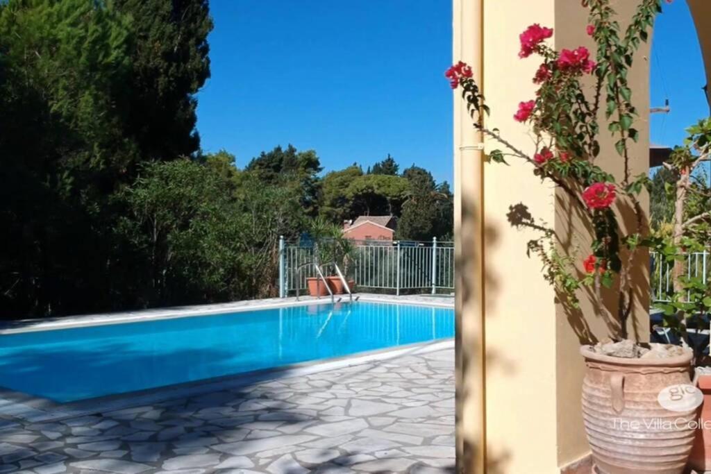 Gastouri Villa Pascalia With Heated Pool In October And Views Achilleion Luaran gambar