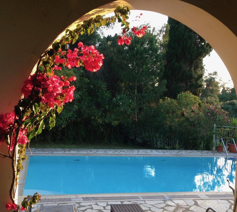 Gastouri Villa Pascalia With Heated Pool In October And Views Achilleion Luaran gambar
