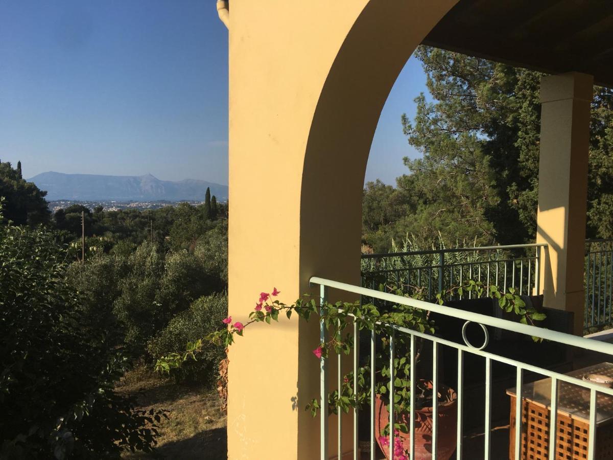 Gastouri Villa Pascalia With Heated Pool In October And Views Achilleion Luaran gambar