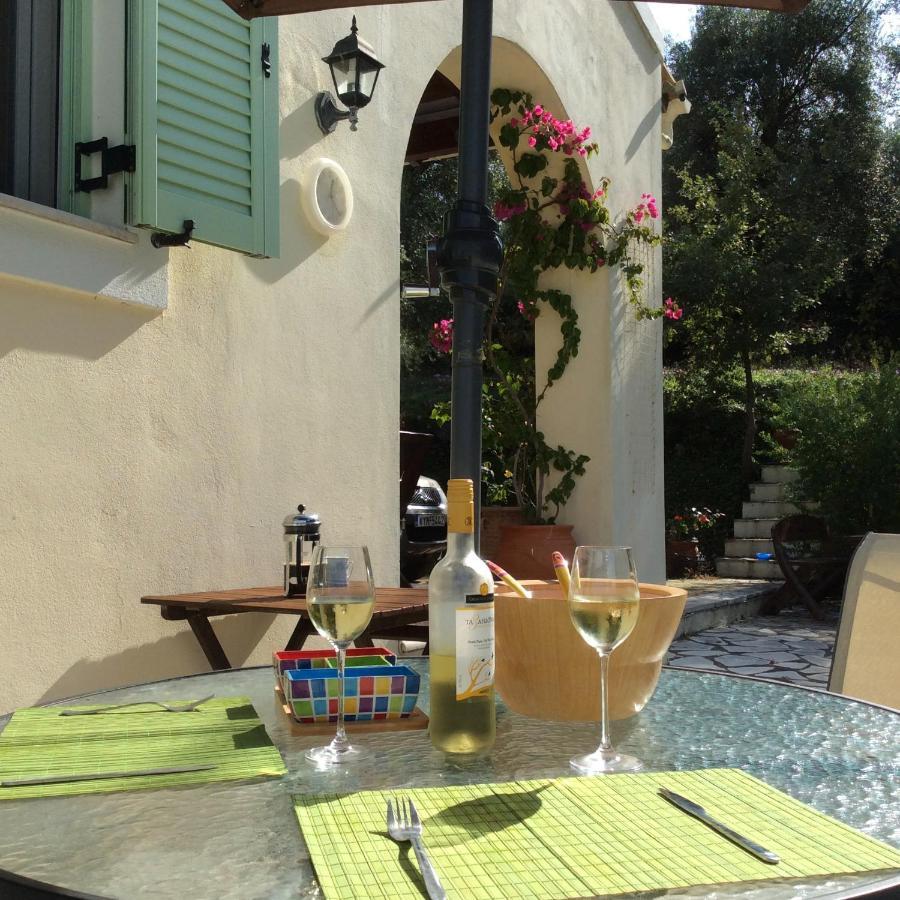 Gastouri Villa Pascalia With Heated Pool In October And Views Achilleion Luaran gambar
