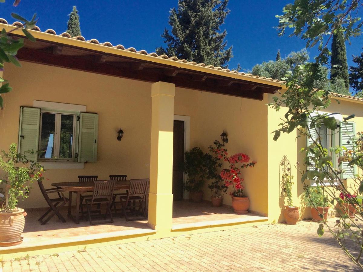 Gastouri Villa Pascalia With Heated Pool In October And Views Achilleion Luaran gambar