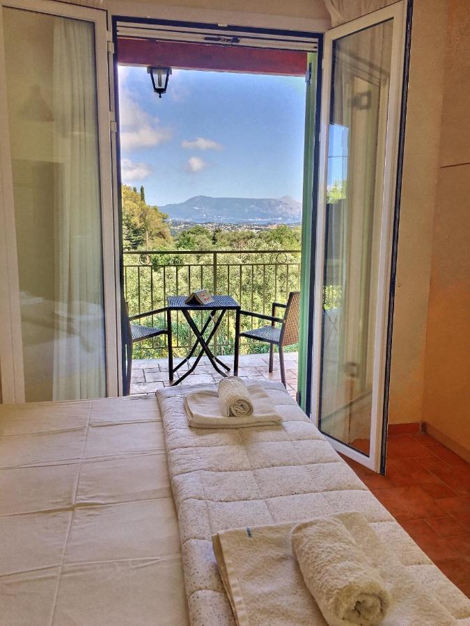 Gastouri Villa Pascalia With Heated Pool In October And Views Achilleion Luaran gambar